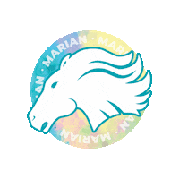 Mustang Sticker by Marian High School