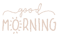 Morning Lettering Sticker