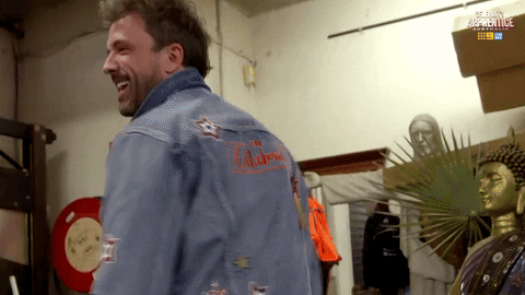 Laugh Point GIF by Celebrity Apprentice Australia