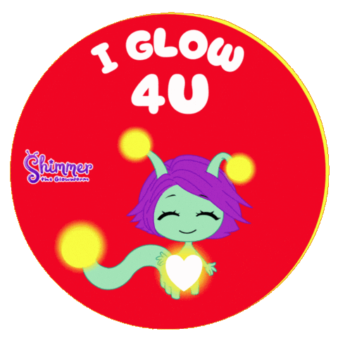 I Love You Omg Sticker by ShimmertheGlowworm
