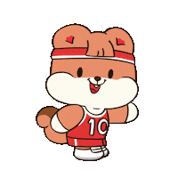 Happy Basketball Sticker