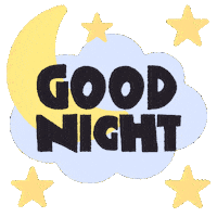 Sleepy Good Night Sticker by Animanias