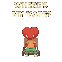 Vape Cant Find Sticker by LT3 Creations
