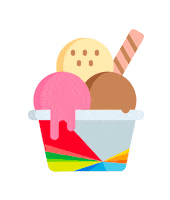 ice cream comida Sticker by Just Eat España