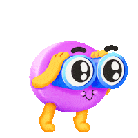 Eyes Searching Sticker by Salvador Padilla