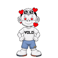 Lets Go Yolo Sticker by Zhot