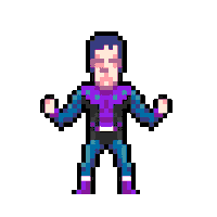 dbonani pixel pixelart super king Sticker