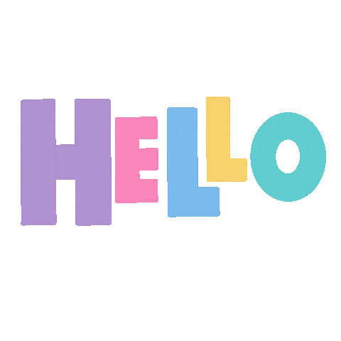 Greetings Hello Sticker
