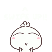 Cartoon Swipe Up Sticker