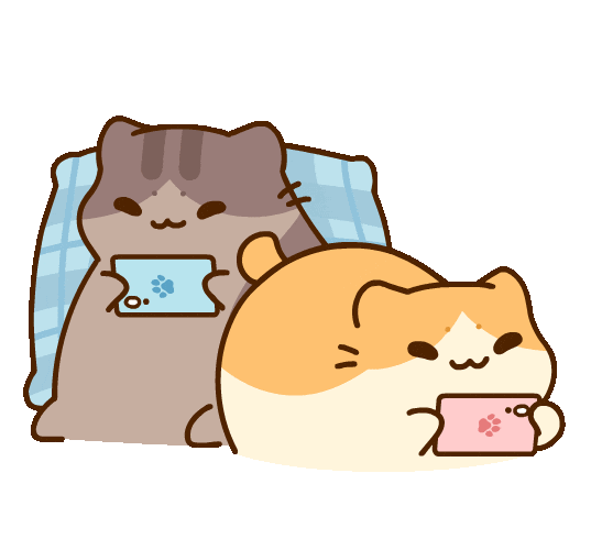Cat Playing Sticker by Bichi Mao