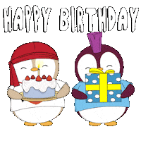 Celebrate Happy Birthday Sticker by Pudgy Penguins