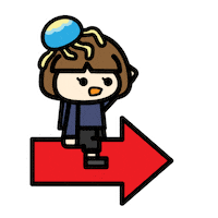 矢印 Go Sticker
