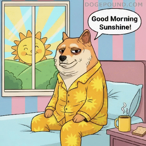 Tired Good Morning GIF by Doge Pound