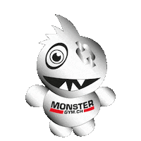 Monster Sticker by self-fitness.ch