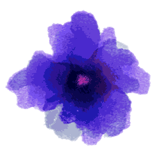 FLORALARTFANCY giphyupload flower spring purple Sticker