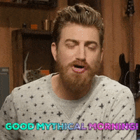 Happy Good Morning GIF by Rhett and Link