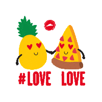 Deliver Hawaiian Pizza Sticker by Pizza Hut (SG)