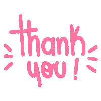 Pink Thank You Sticker