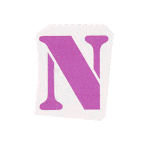 Typography Alphabet Sticker