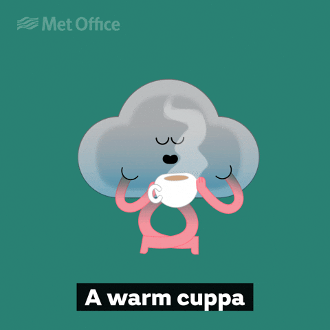 Hot Chocolate Coffee GIF by Met Office weather