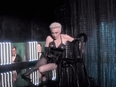 True Blue Madonna GIF
