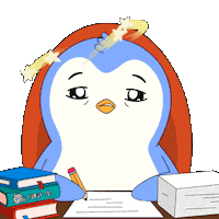 Tired Burnt Out Sticker by Pudgy Penguins