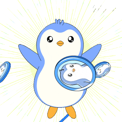 Crypto Penguin Sticker by Pudgy Penguins