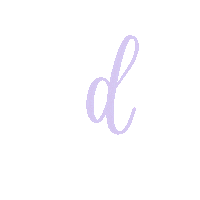 Lettering D Sticker