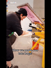 Tote Bag Silkscreenprinting GIF by Minori | Minimalist Origins