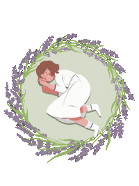 Girl Спать Sticker by Onme Cosmetics