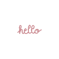 Lillygdesigns hello pink letters wiggly Sticker