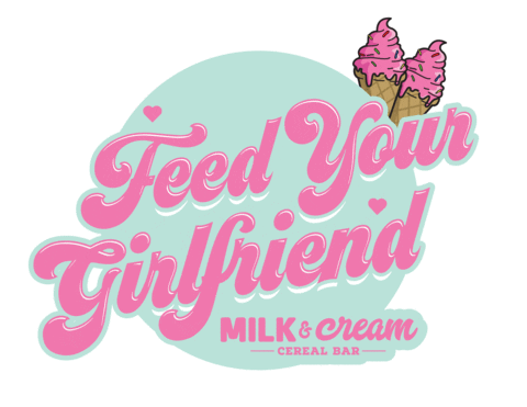 girl love Sticker by Milk And Cream Cereal Bar