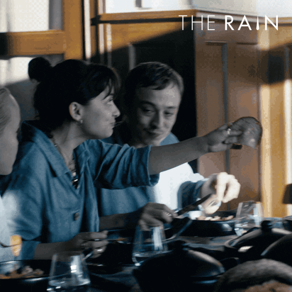 the rain eating GIF by The Rain Netflix