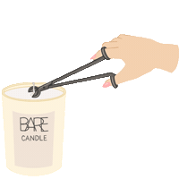 Trim The Wick Sticker by BAREKollections