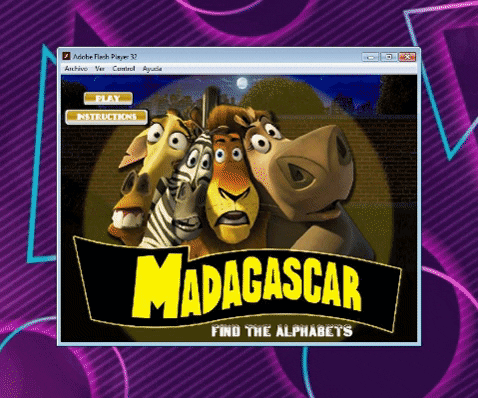 downloadhoy giphygifmaker descargar juego madagascar find the alphabets GIF