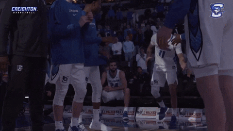 Dap GIF by Creighton University Athletics