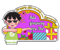 Birthday Anniversary Sticker by Lemonilo