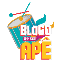 Bloco Do Seu Ape Sticker by direcionalvendas