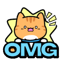 Tabby Cat Wow Sticker by Lord Tofu Animation
