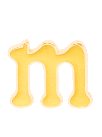 M Sticker by Frasier Sterling Jewelry