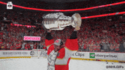 Happy Ice Hockey GIF by NHL