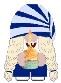 Happy Birthday Gnome Sticker