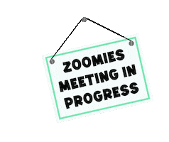 Dog Zoom Sticker