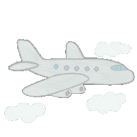 madisonkait travel plane planes madisonkait Sticker