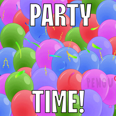Happy Birthday Party GIF by Pudgy Penguins