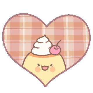 245_art_log giphyupload love pudding 푸딩 Sticker
