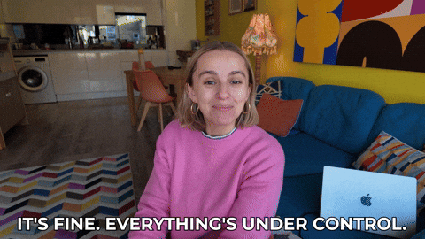 Im Fine All Good GIF by HannahWitton