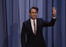 Waving The Tonight Show GIF by The Tonight Show Starring Jimmy Fallon
