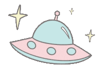 Pastel Ufo Sticker
