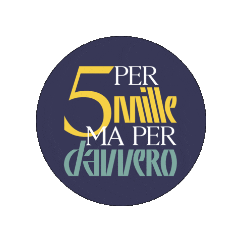 Vitanonprofit giphygifmaker vita appello 5permille Sticker